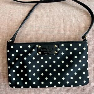 Kate Spade polka dot crossbody purse